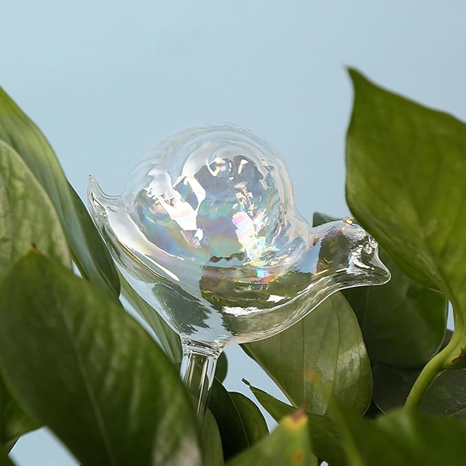 Self Watering Globes, High Borosilicate Glass Snail Design, Large Capacity Automatic Plant Waterer for Indoor Outdoor Plants, Fits Potted Herbs Succulents Office Flora (1pc)