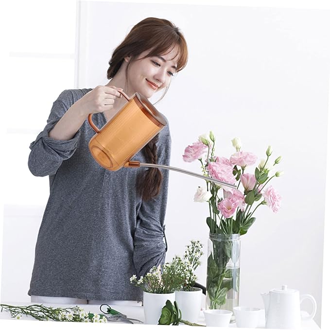 Toddmomy 1pc Ergonomic Handle Long Spout Watering Kettle Garden Supplies Nozzle for Plants