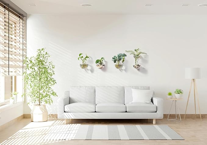 Wall Hanging Planters Terrarium Glass Air Plant Holder Pots for Plants