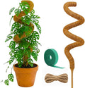 Moss Pole Monstera Plant Support | 48 Inch Plant Stakes for Indoor Plants | Coconut Palm Fiber Moss Poles for Climbing Plants | Handmade Plant Sticks Support Tall Monstera, Pothos & More