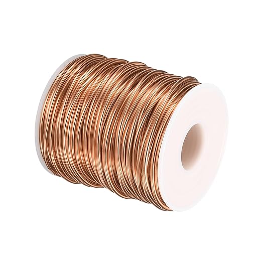 HARFINGTON Bonsai Wire Anodized Aluminum Training Roll 2.5mm/10 Gauge 66ft Length Bendable Bonsai Tree Wire for Garden, Horticulture, Landscape, Planting, Rose Gold