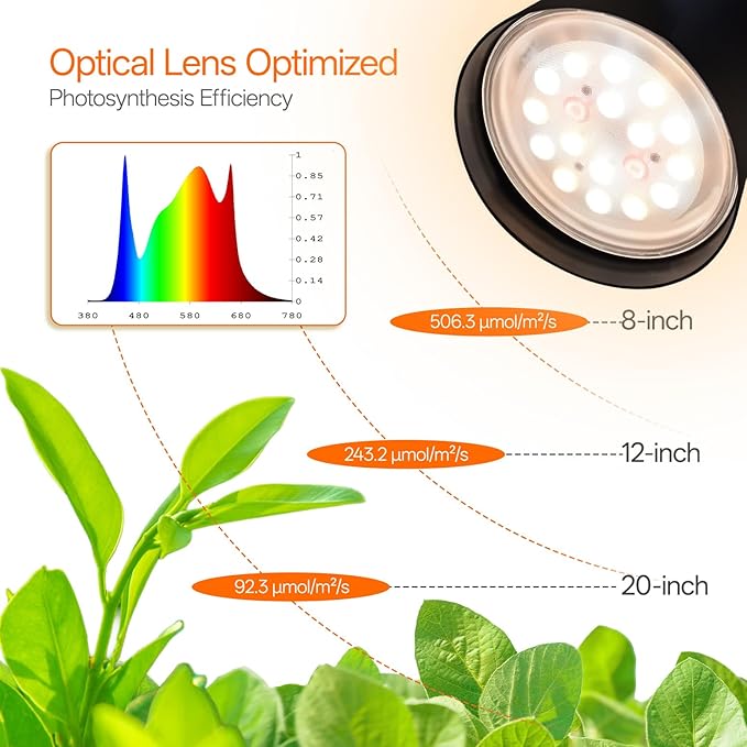 Bstrip Grow Lights for Indoor Plants, Non-Dimmable 4 Head Plant Light Stand with Flexible Gooseneck, 3800K Full Spectrum Light for Plants Growing, 59" Standing Grow Light with Timer