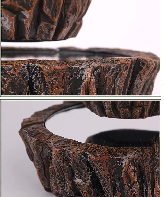 Levitating Plant Pot for Succulents, Air Bonsai & Air Plants - Magnetic Floating Planter for Home, Office & Desk Decor. Levitating Display for an Eye-catching Look