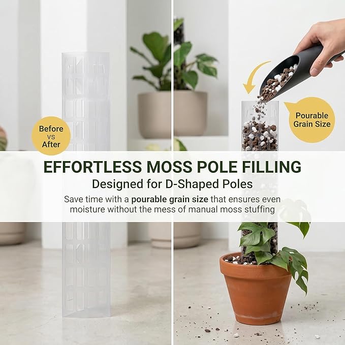 THICCLY GrowCloud Advanced Aroid Substrate with Perlite 3 Qts - Premium Sphagnum Moss Alternative GrowPoles