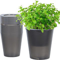 Oliz Self Watering Planter 8 Pcs,4.3 Inch Flower Plant Pot with Inner Pot, Indoor Self Watering Planter Pot for Herbs, Flowers