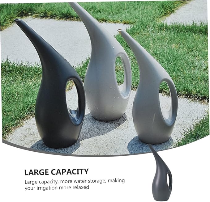 Generic Long Spout Watering Can for Gardening Household Use Thickened PP Plastic Sprinkler Bottle Lightweight Handheld Pot for Indoor and Outdoor Plants with Smooth Uniform Water Flow