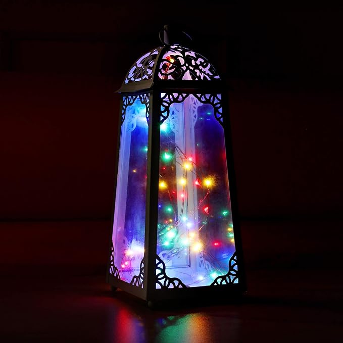 Ariceleo Led Fairy Lights Battery Operated, 4 Packs Mini Battery Powered Copper Wire Starry Fairy Lights for Bedroom, Christmas, Parties, Wedding, Centerpiece, Decoration (5m/16ft Multi-Colored)