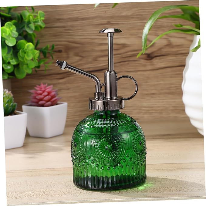 Milisten Elegant Glass Plant Mister Spray Bottle Capacity Water Sprayer for Indoor and Outdoor Plants Durable Thick Glass with Smooth Trigger Stylish Design for Home and Garden