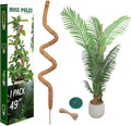 1 Pack 48'' Bendable Moss Pole Monstera Plant Support for Climbing Indoor Plants - Stakes for Potted Climbers (1)