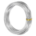 M METERXITY 2.5mm Bonsai Training Wire, 16.4 Feet Total Anodized Aluminum Bonsai Wires for Bonsai Tree Shaping/Branches Fixing/Trunk Holding/DIY Crafting [Silver]