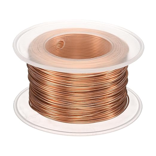 HARFINGTON Bonsai Wire Anodized Aluminum Training Wire Roll 1mm/18 Gauge 98ft Length Bendable Bonsai Tree Wire for Garden, Horticulture, Landscape, Planting, Rose Gold