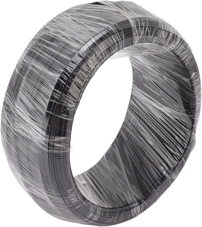 Aramox Bonsai Wire Aluminum, Bonsai Training Wire Kit, Training Wire 500g Black for Garden Horticulture Landscape Planting (5.0mm)