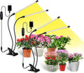 bseah Grow Light Plant Light Indoor Plants, Full Spectrum Clip Plant Lamp, 10-Level Dimmable, Auto ON & Off Timer (2 Pack)