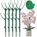 5 Pack Stackable Monstera Plant Support Climbing Plants Support Structures for Indoor Outdoor Plants Plant Holder Stick with Plant Ties for Support Tall Potted Plants, Bonus: 1 Roll of Gardening Tape