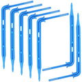 Yardwe 100Pcs Automatic Drip Irrigation Stakes for Indoor Plants Self-Watering System Flower Pot Watering Tool Portable Easy Install Drip Emitter Stakes for Home Garden