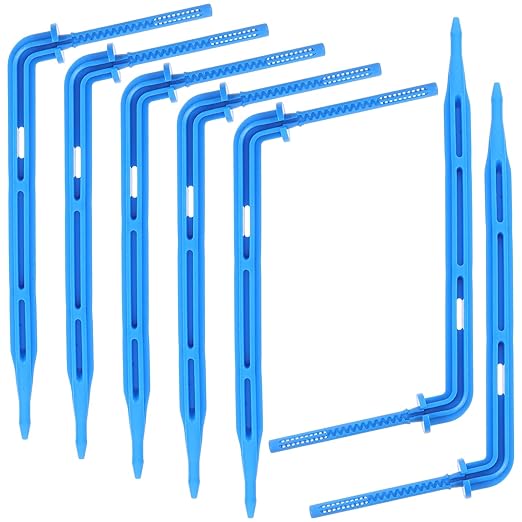 Yardwe 100Pcs Automatic Drip Irrigation Stakes for Indoor Plants Self-Watering System Flower Pot Watering Tool Portable Easy Install Drip Emitter Stakes for Home Garden