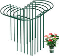 10 Pack Plant Support Stakes 16 Inch Plant Stakes for Outdoor and Indoor Plants,Peony Cages and Supports Plant Stem Support Flower Metal Stakes for Gardening Peonies Support Cages for Plants