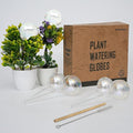 Iridescent Self Watering Globes, Glass Rainbow Plant Watering Globes, Self Watering Planter Insert, Automatic Plant Waterer Indoor (Medium-6 Pcs Iridescent, Medium)
