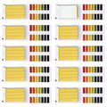 Honbay 10 Pack 800 Pieces PH Test Strips Universal Litmus Indicator Full Range 1-14 pH Testing Paper Universal pH Test Litmus Paper pH Testing Strips for Water Wine Saliva Urine Soil Food Fish Tank