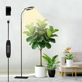 SDOVUERC Full Spectrum Grow Light with Stand for Indoor Plants, Floor Plant Light, 3/9/12H Timer, 3 Color Modes, Adjustable Height 16.5–67in, for Large Plants & Home Décor(1 Head)