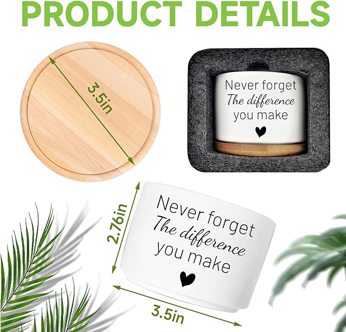 Funny Succulent Plant Pot, Thank You Gifts for Coworker Teacher, Cactus Flower Planter, Going Away Goodbye Appreciation Gifts for Women Men Friend Boss Manager (Plants Not Included)