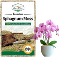 ZeeDix 20L Premium Sphagnum Moss for Plants Indoor, New Zealand Sphagnum Moss for Orchid Potting Mix Terrarium Succulent Carnivorous Ferns Hosta Garden & Reptile Habitat