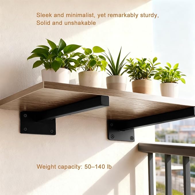 Window Sill Extender Holder Wall Estantes para Cocina 12 in Window Sill Plant Shelf Wall Brackets Over The Garden Wall Brackets for Gardens,Windowsills Wall,Suitable,Kitchens,Rvs,and More