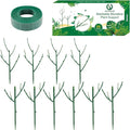 Yhtpouqe 10 Pack Stackable Monstera Plant Support, Garden Stakes for Climing Plants Stem Support, Durable Plant Accessories for Indoor Outdoor Potted Plants, Pothos, Vine, Flower Use