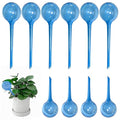 10 Pcs Self Watering Globes, Plant Watering Globes Automatic Watering Bulbs for Indoor Outdoor, Vacation Potted Plant Care Water Conservation Device (Blue)