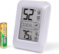 AcuRite Indoor Digital Thermometer & Hygrometer with Temperature and Humidity Gauge and Comfort Levels (01131M) , White