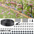 360° Automatic Drip Irrigation Kit - 5/16'' Tubing, Adjustable Universal Spray Nozzle, Copper Atomizing System for Garden/Lawn/Greenhouse - Multi-Directional Rotation, Quick Connectors, 82FT