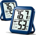 Antonki 2 Pack Room Thermometer for Home, Hygrometer Indoor Humidity Meter Gauge, Digital Temperature and Humidity Monitor Sensor for House, Terrarium, Incubator, Greenhouse - Battery Included