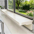 Window Sill Extender Plate, 23.6in White Countertop Extension Board, Carbon Steel Storage Shelf With Magnetic Base For Kitchen Organization Storage