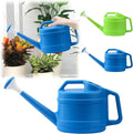 1 Gallon Watering Can for Plants, Garden Water Can with Detachable Long Spout, Easy-Pour Plastic Watering Can for Indoor Outdoor Use in Patio Lawn (Blue)