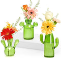 XXXFLOWER Cactus Plant Propagation Station Terrarium Jars for Plant Cuttings Air Plant Holders Unique Glass Flower Vase for Hydroponics Plants for Plant Lovers Home Garden Decor