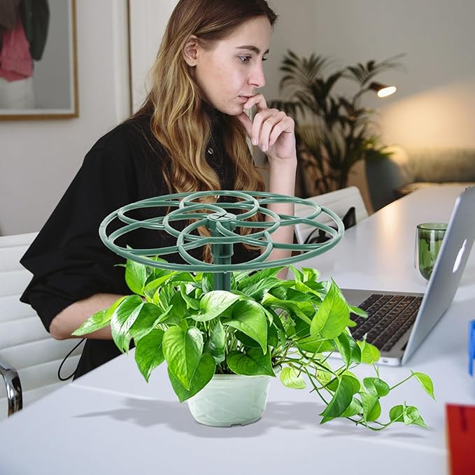 GANAZONO Sunflower Flower Stand 11.02In Lollipop Plant Support Rack Climbing Vine Trellis Durable PPE Material Garden Plant Cage