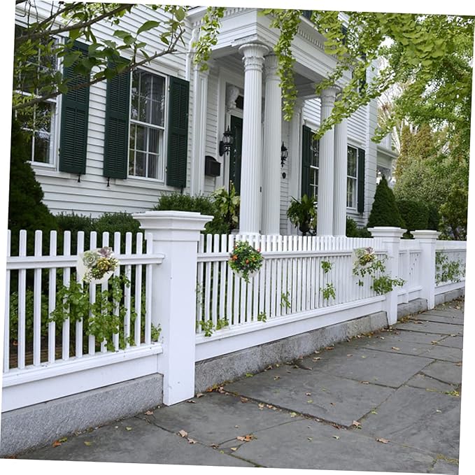 POPETPOP 2pcs Flower Pot Rack Wall Mounted Plant Pot Half Circle Hanging Flower Holder White Hanging Planter