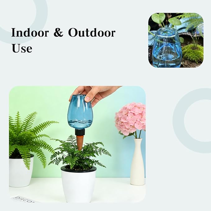 Self Watering Globes for Indoor Plants, Water Bulbs,Plant Bulbs for Watering 3-Pack, Slow Design, Indoors and Outdoors Plant Care