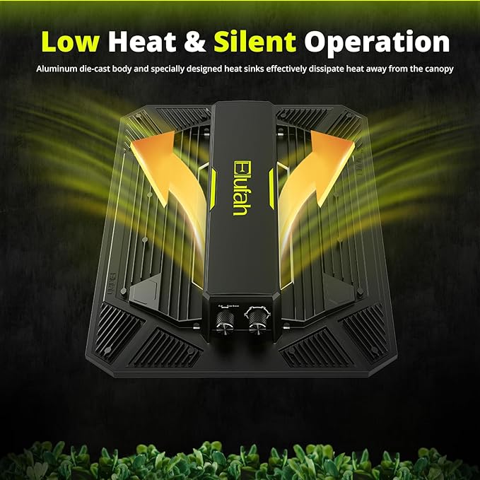UAP1500 LED Grow Light, 150W Commercial Full Spectrum Grow Lights for Indoor Plants with Full Epar Boost Mode Switch & Daisy Chain, Dimmable Plant Light for Seeding Veg Bloom in 2x2, 3x3 Grow Tent