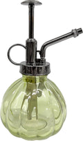 Glass Plant Mister – 6.25" Vintage-Style Spray Bottle for Indoor Plants, Succulents & Humidity-Loving Greens – Fine Mist Pump, Decorative Watering Mister for Home & Garden (Olive Green)