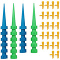 22pcs Plant Self Watering Insert Spikes Device Indoor,Automatic Water Control System with Slow Release Valve,Adjustable Water Volume Drip Irrigation Control System,Enjoy Your Vacation