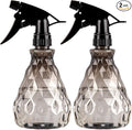 wugongshan 2 Pcs Spray Bottles, 500 ml/17 oz Empty Water Spray Bottles, Plastic Reusable Adjustable Mist Sprayer Squirt Bottles Containers Refillable for Cleaning Solutions, Gardening, Plants (Grey)