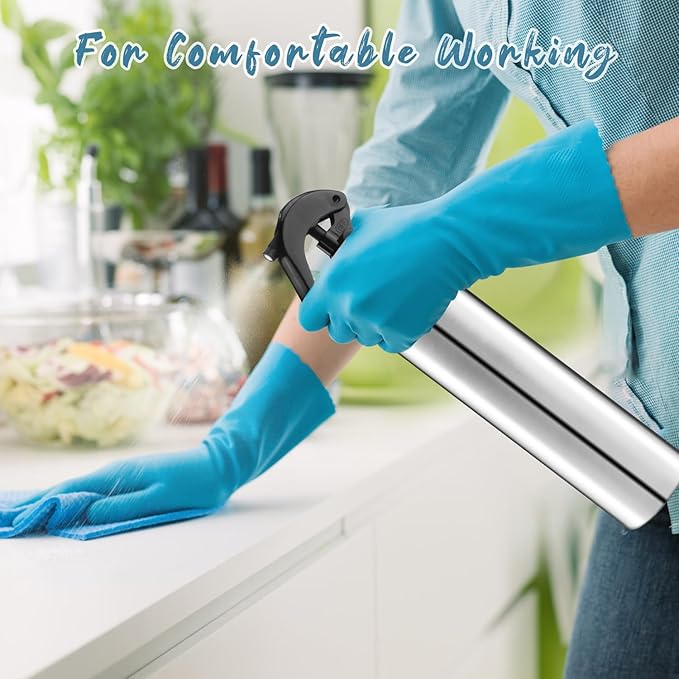 4 Pcs Spray Bottles Aluminum Mists Water Bottle Refillable Empty Spray Pump Containers for Home Cleaning Watering Flowers Plants Cosmetic Hairdressing - 300ml/10oz