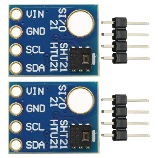 2PCS HTU21 IIC/I2C Digital Temperature Humidity Sensor Breakout Board Module 3V-5V