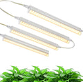 Hywyimlait 1FT Indoor Plant Grow Light, Full Spectrum Sunlight, T5 Grow Lamp with Side Switch, LED Growth Light Bulb, Plug and Play, Easy Installation, Suitable for Greenhouse Seedlings, 4 Pack