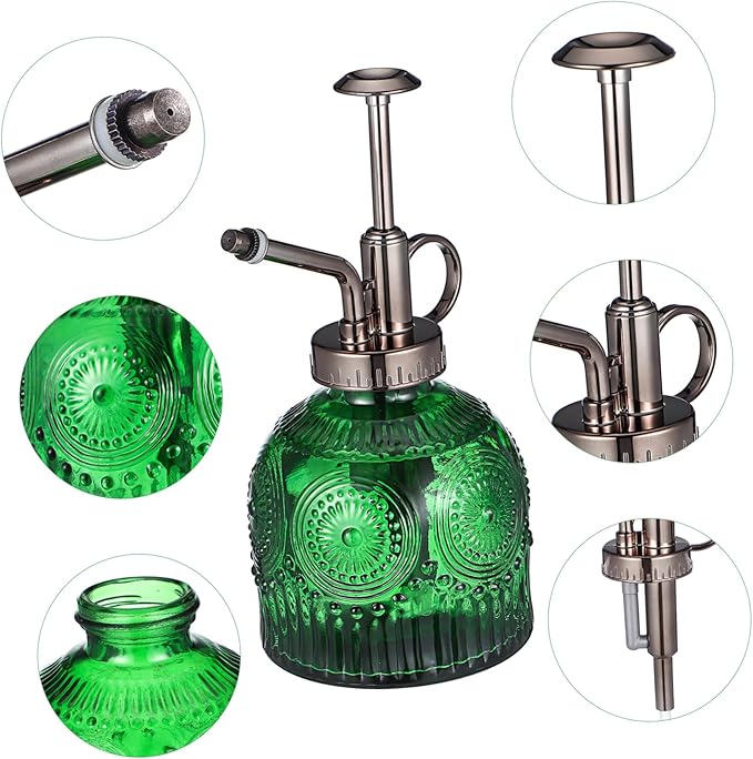 BESPORTBLE Glass Spray Bottle for Plants 500ml Plant Mister Fine Mist Nozzle for Indoor Gardening and Succulent Watering