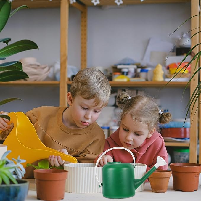 VILLCASE Long-spout Watering Can 1.2l Plastic Handheld Flower Watering Pot for Indoor and Outdoor Gardening