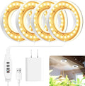 Mosthink Ceiling Grow Lights for Indoor Plants, 192 LEDs Plant Light Full Spectrum, Under Cabinet Plant Growing Lamp with Auto Timer, 10 Dimmable Levels, 3 Modes with Transparent Cover,Corded