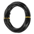 M METERXITY 3mm Bonsai Training Wire, 16.4 Feet Total Anodized Aluminum Bonsai Wires for Bonsai Tree Shaping/Branches Fixing/Trunk Holding/DIY Crafting [Black]