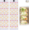 TONYFUL LED Grow Lights, 180 LEDs Plant Lights for Indoor Growing, 24W Premium Full Spectrum Grow Light with 3/9/12H Timer, 10 Dimmable Levels - Ideal for Indoor Growing (2Pcs)